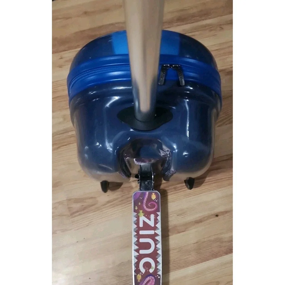 Zinc Flyte Shark Scooter Suitcase Children's Luggage carrying on vacation travel